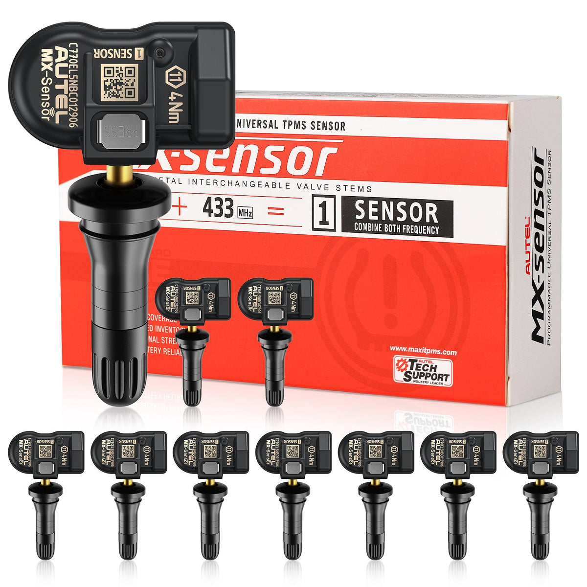 Autel MX-Sensor guminio ventilio jutiklio detalės