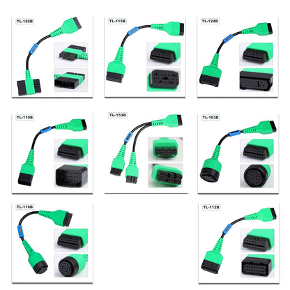 Launch EV battery pack test cables, blue series