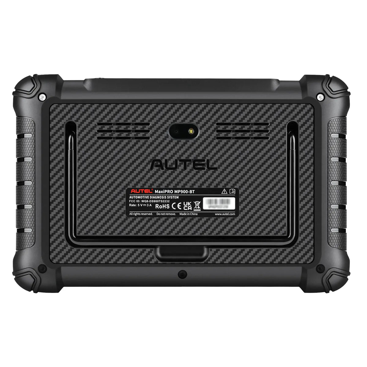 Autel MaxiPRO MP900BT KIT rear of the tablet